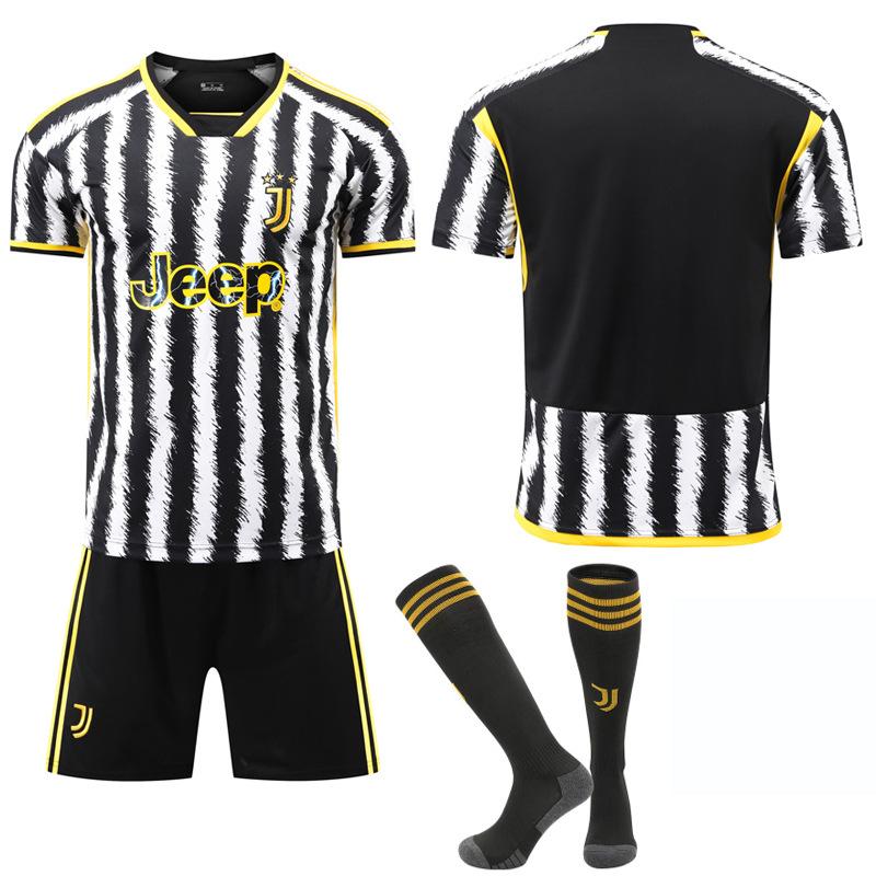 2324 Ensemble Domicile Juventus N°. 7 Chiesa 9 Hovic Football Sportswear 10 Pogba Édition Fan d'Usine