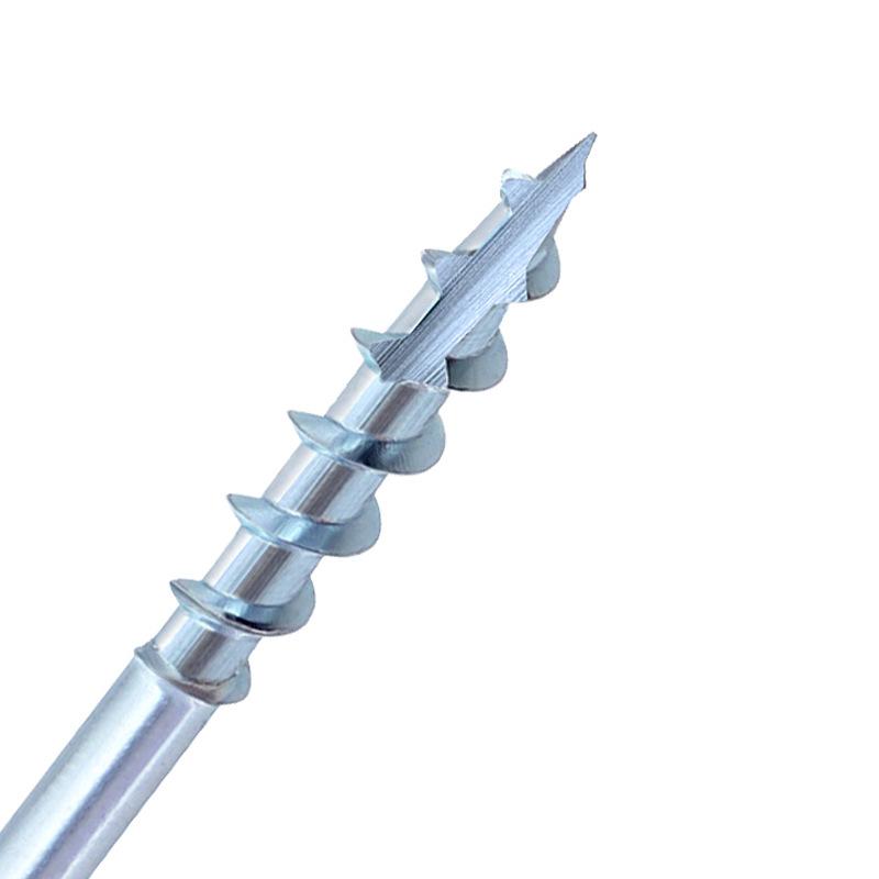 100pcs Woodworking Antirust Oblique Hole Self-tapping Screws High Strength Galvanized Nails for Pocket Hole Jig ST4-25/63mm