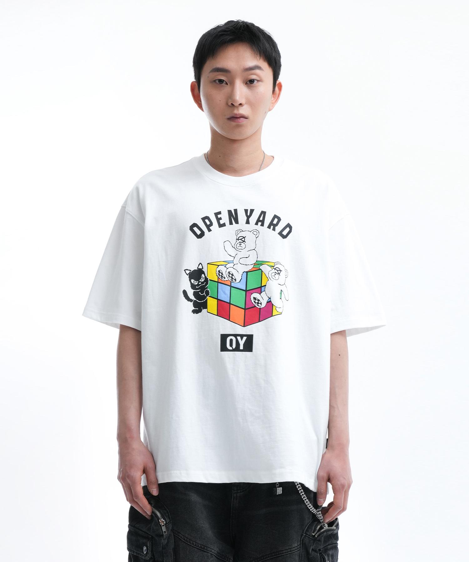 Oy Cube Odolly&Blackcat T-White 2 Size
