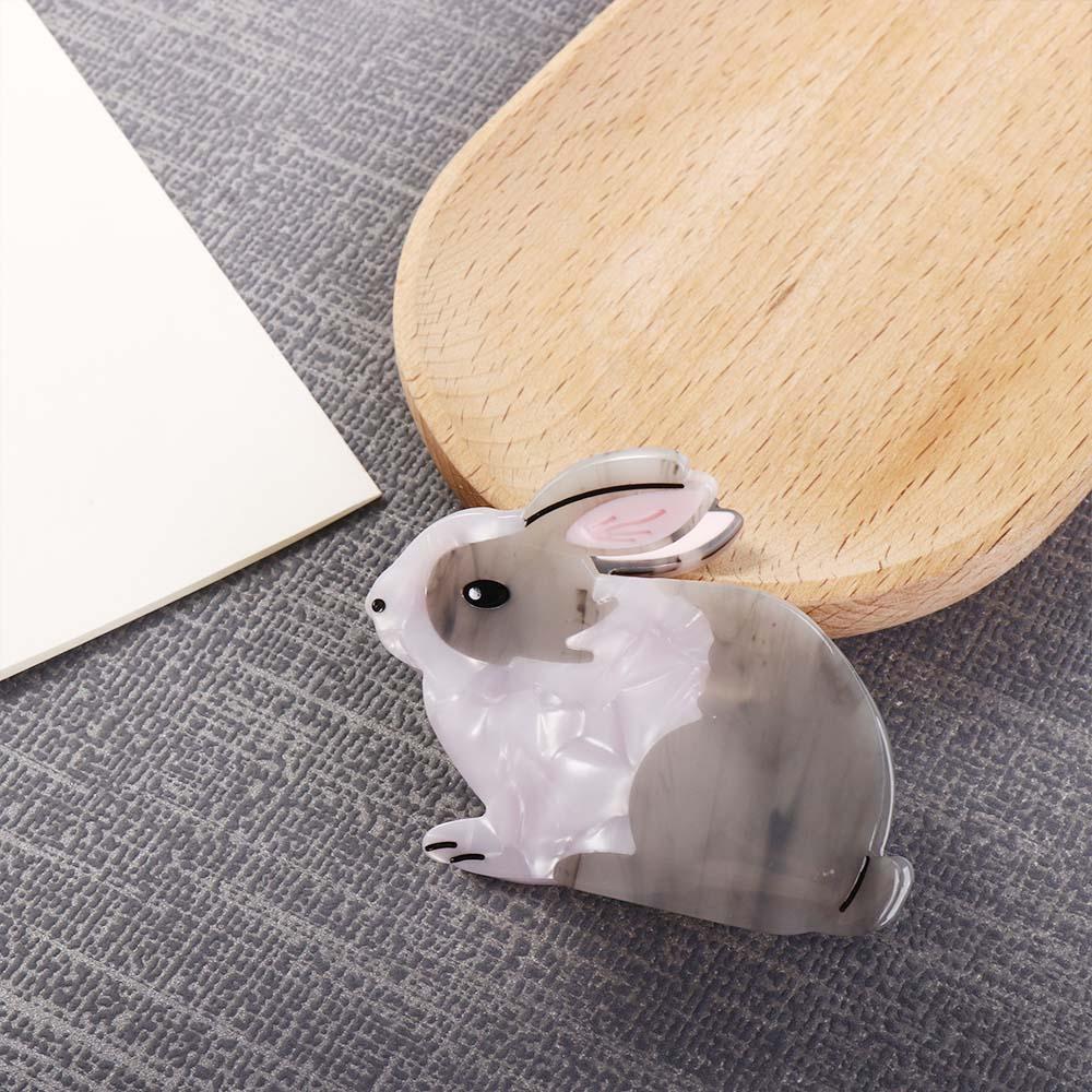 Bunny Animal Ponytail Holder Headdress Shark Clip Hair Accessories Rabbit Hair Claw Korean Style Crab Clip Women Hair Clips