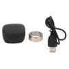 Smart Health Ring Bluetooth Connection IP68 Waterproof Step Counter Fitness Tracker Ring with Charging Case for Women