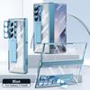 Z Fold 8 Phone Case 7/6 Dual Hinge Pen Slot With Electroplate Transparent Full Body Protective Cover