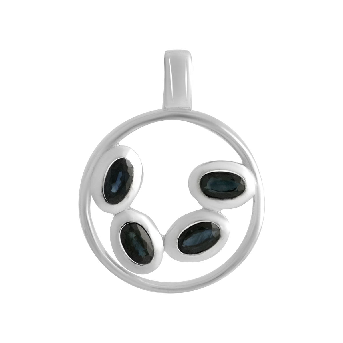 

Срібна підвіска з сапфіром 1.2ct (2140078) сапфіровий