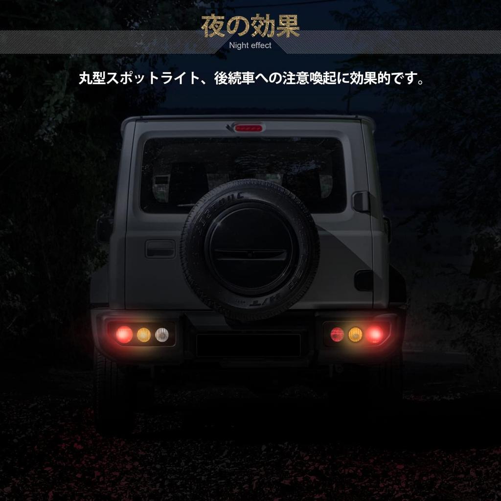 Jimny Tail Light Inspection Compliant Nomad Easy Resin Original Vehicle Jimny Custom Exterior Jimny 3M Strong Adhesive Set of 2 Covers, [Jimny