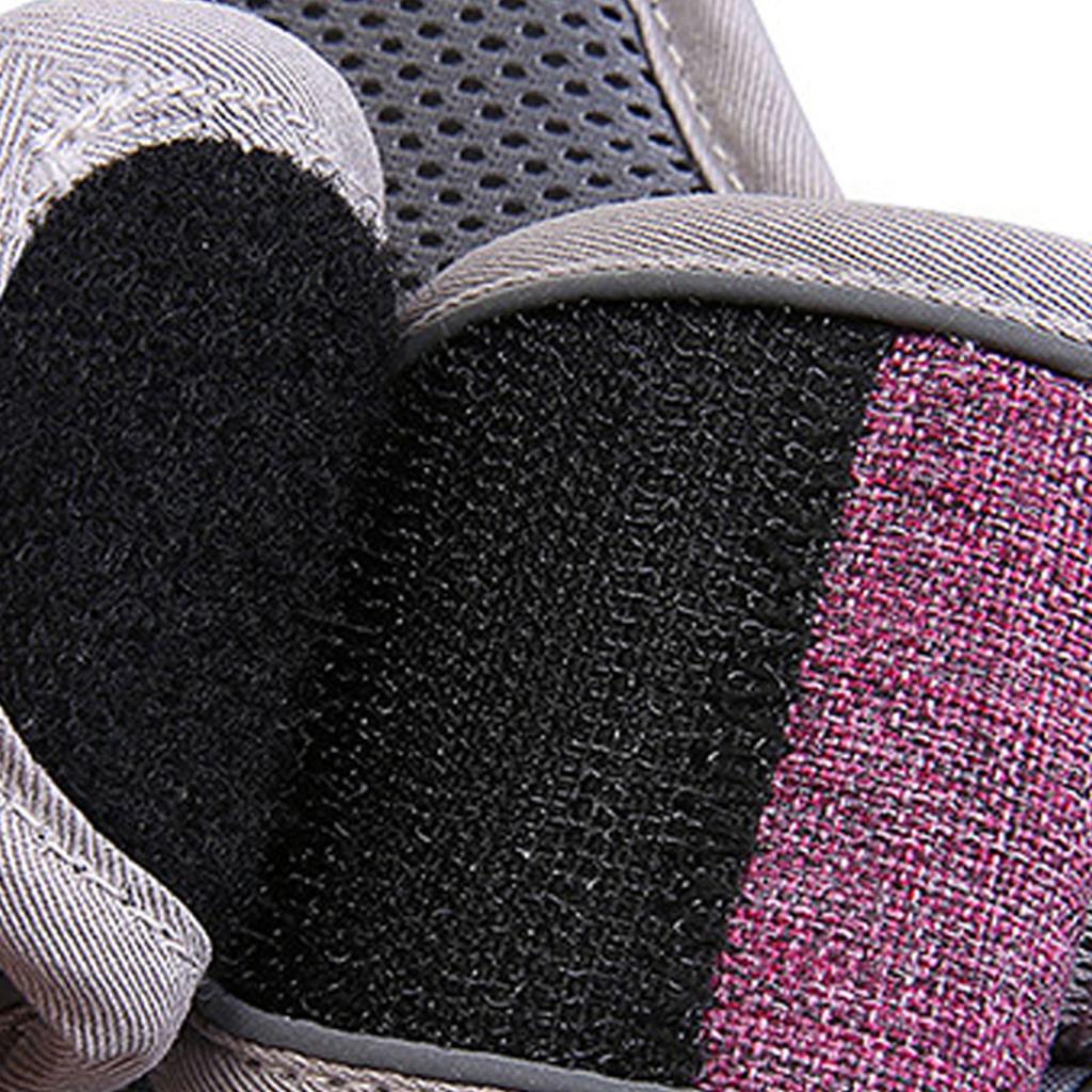 Reflective Dog Harness Breathable Oxford Cloth Adjustable Pet Dog Vest Harness with Hook and Loop and Buckle Purple M