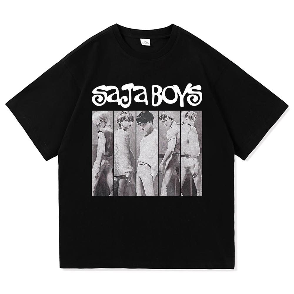 Girl Dinner Abby Jinu T Shirt 2025 Anime Demon Hunters Saja Boys Men/women Clothing Vintage Harajuku High Quality Cotton Tshirts