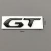 HRUC6 3D Metal Car Sticker GT Logo Emblem Trunk Badge Decals For Peugeot 308 408 508 307 205 206 208 3008 5008 4008 2008 Accessories