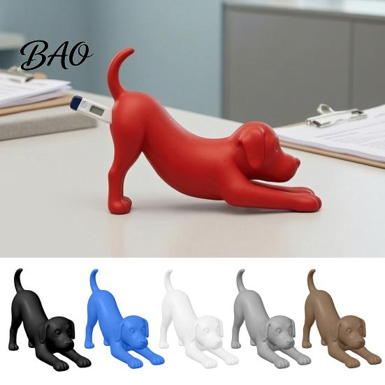 Decorative Thermometer Holder 3D Printed Veterinary Holder, Cat Dog Digital Clinic Ornament Stand, Electronic Pet for Desk Decoration Temperature