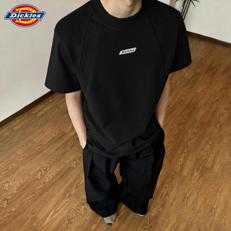 Dickies Men s American Style Deconstructed Spliced Short Sleeve T-Shirt XL