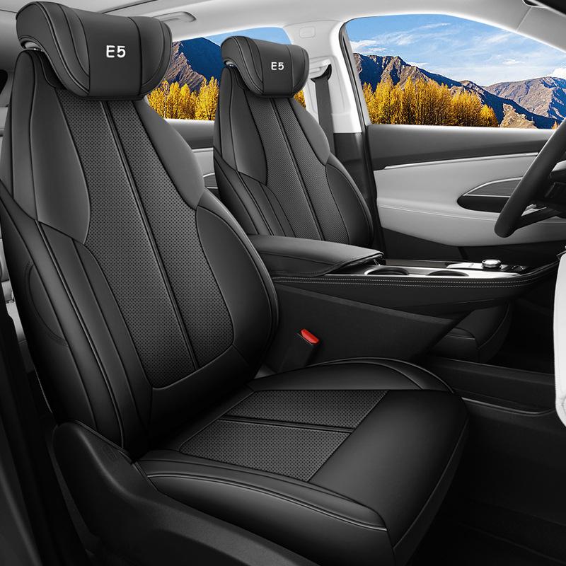 

Buick E5 Perforated Leather Car Seat Cushion - Universal, Four Seasons Model. Specify Car Model Year [Rear Half Coverage]