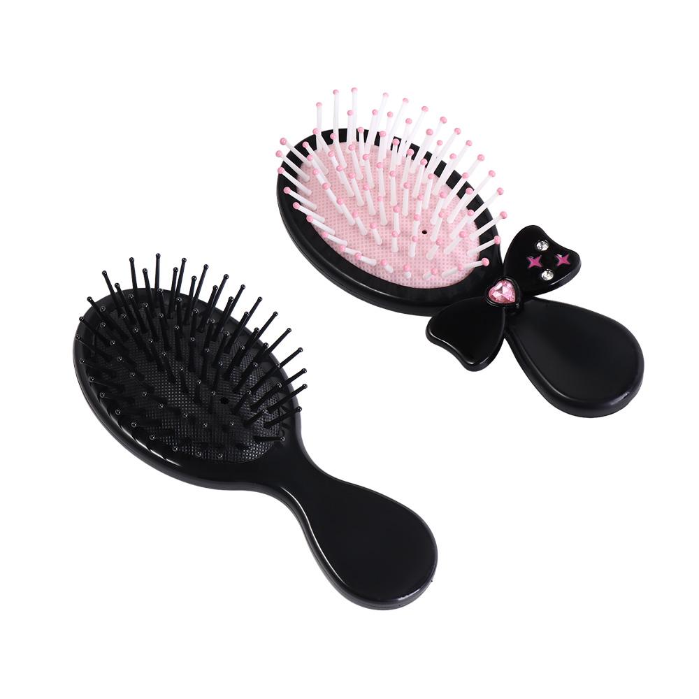 Lamb Bowknot Air Bag Hair Comb Durable Bow Massage Comb with Mirror  Hair Styling