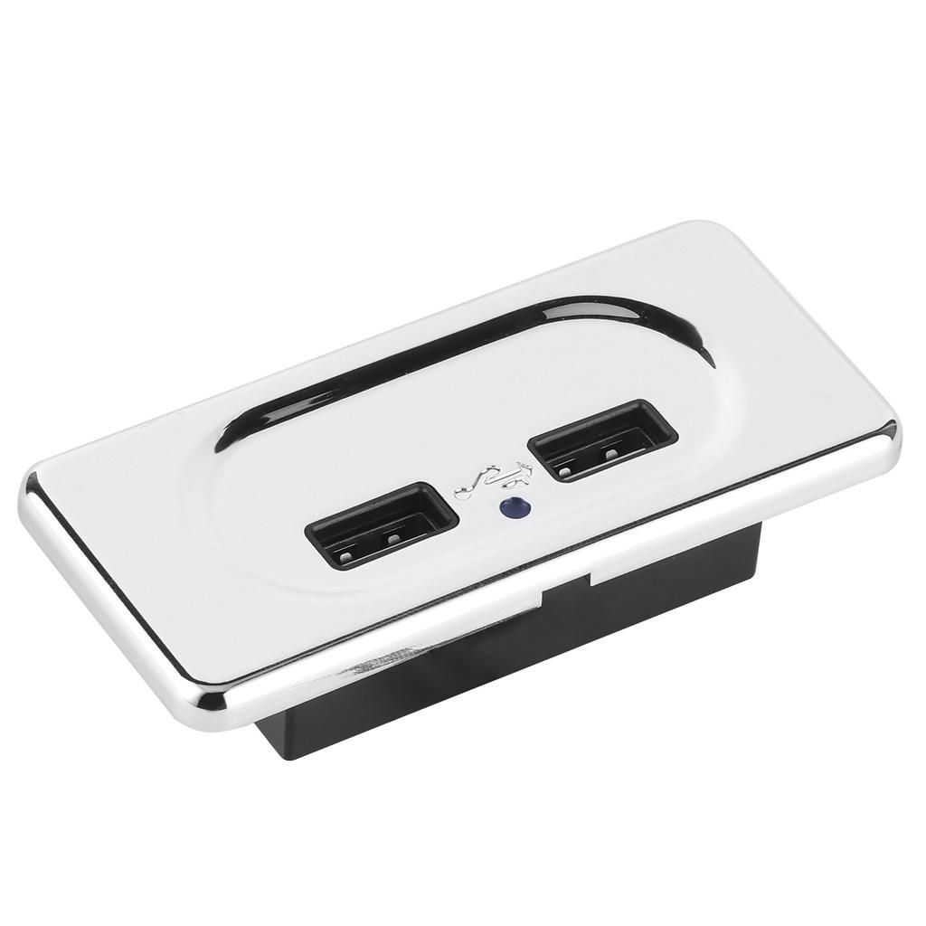 Dual USB Charger 3.1A Socket with LED for 12 24V RV Caravan Replacement