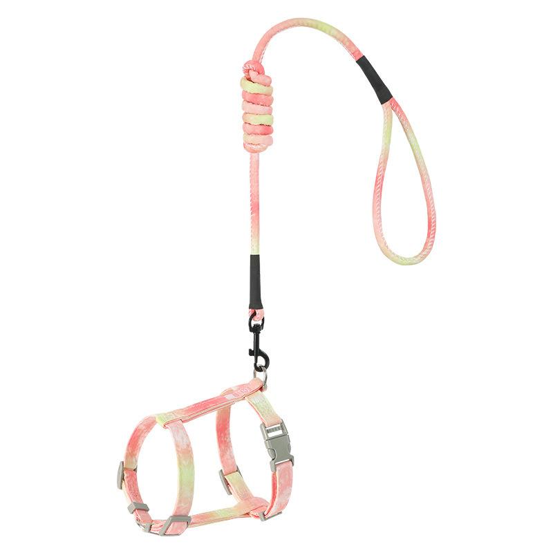 Wings Cat Rope I-shaped Cat Leash, Anti-break Free Walking Cat Rope Gradual Change Pet Leash Cat Supplies