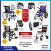 Foldable Self Propel Wheelchair Portable Lightweight Travel Push Chair