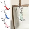 Keychain with Seal Pendant Lightweight Portable Keyring Creative Design Multiple Colors Optional Fun Keyring