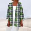 Women's Casual Fashion Caot Printed Lightweight Medium Length Jacket Cardigan