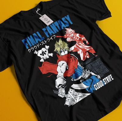 Final Fantasy VII Rebirth Anime Unisex T-Shirt All Size #5