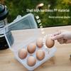 Shockproof Shatterproof Egg Holder - Portable, Anti-Fall Plastic Storage for Camping & Home