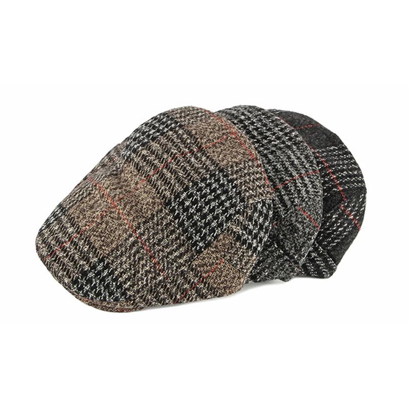 Toamnă iarnă Șapcă Gatsby din lână Beretă bărbați șapcă în carouri Șapci Newsboy pentru bărbați, pictori britanici de epocă, pălării, șapci plate, pălărie de iederă Boina