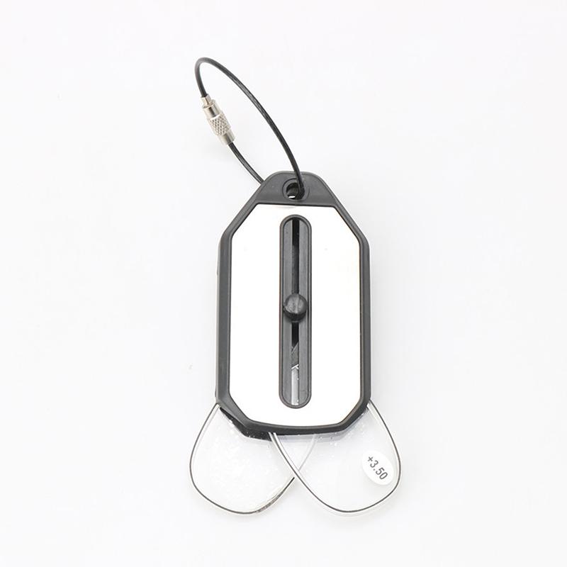 Folding Legless Nose Clip Reading Glasses Men Women Mini Portable Hyperopia Eyeglasses With Keychain Glasses Box