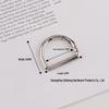 In-Stock: High-Grade D-Shaped Spring Ring Buckle for DIY Bag Handles & Straps