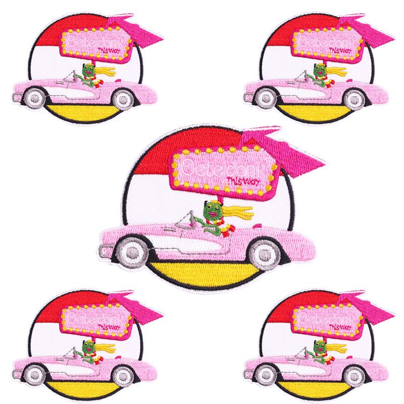 10pcs /Lots Netherland Carnival Patch Netherland Oeteldonk Emblem Full Embroidered Patches Iron On Patches For Clothing Sew Diy 