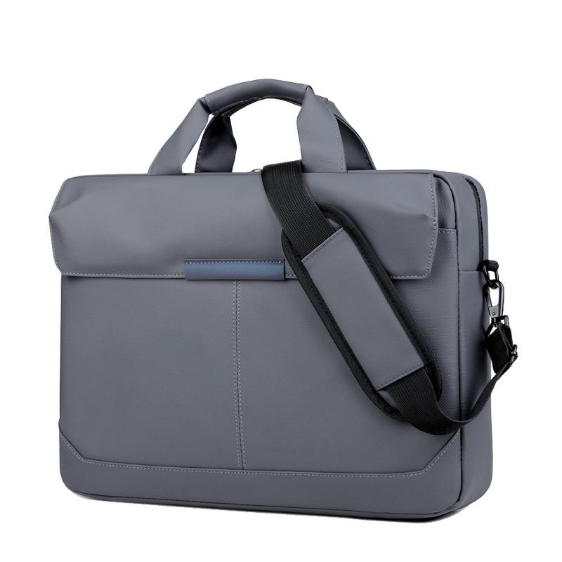 Fashionable Men's Computer Bag High-end Casual Women's Handbag Commuting One-shoulder Crossbody Bag Business Waterproof Briefcase