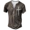 Men's Short Sleeve Graphic And Embroidered Fashion T-Shirt Spring And Summer Short Sleeve Printed