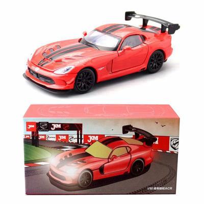Viper-Druckgussauto-Modellspielzeug im Maßstab 1:32, zurückziehbares Spielzeugfahrzeug mit Ton und Licht für Kinder, Kleinkinder, Jungen und Mädchen, Geschenkkollektion