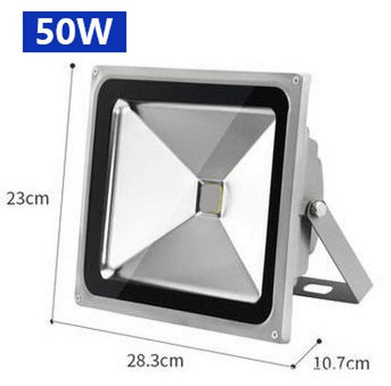 LED Backpack Floodlight with Die-Cast Aluminum Housing - Solar-Powered Lawn Light Monitoring Kit