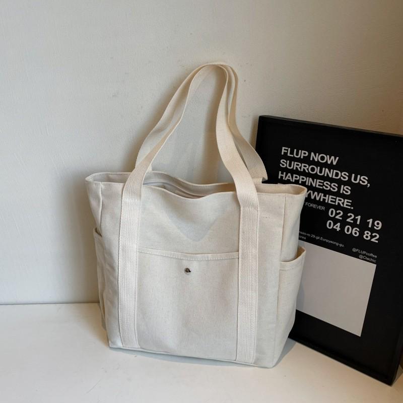 Versatile Canvas Tote Bag for Work, Outings, and Student Style – Large Capacity & Artistic Design