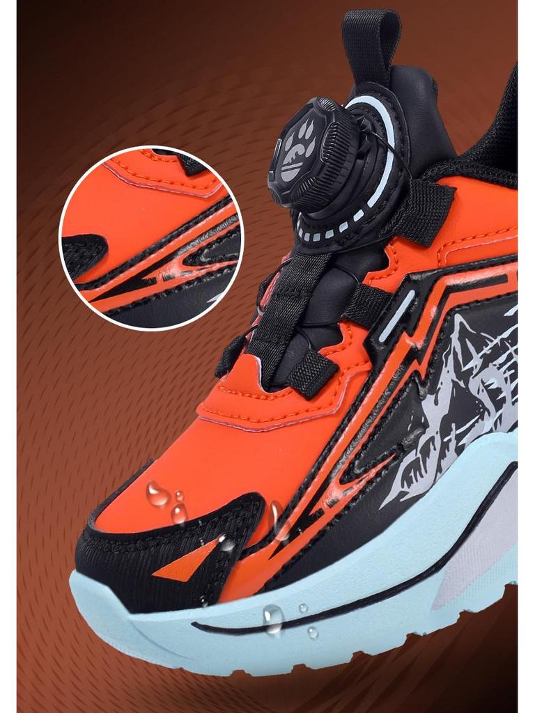 Podzimní Kožené Chlapecké Protiskluzové Otočná Spona Měkká Podrážka Lehké Módní Sportovní Boty