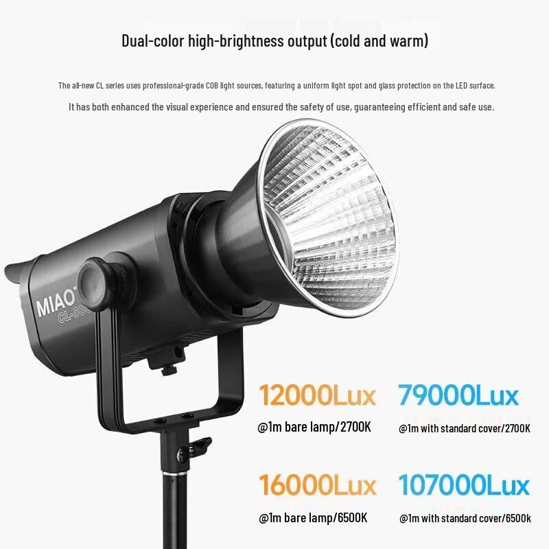Miaotu Electric Background & LED Light Photography Studio Kit