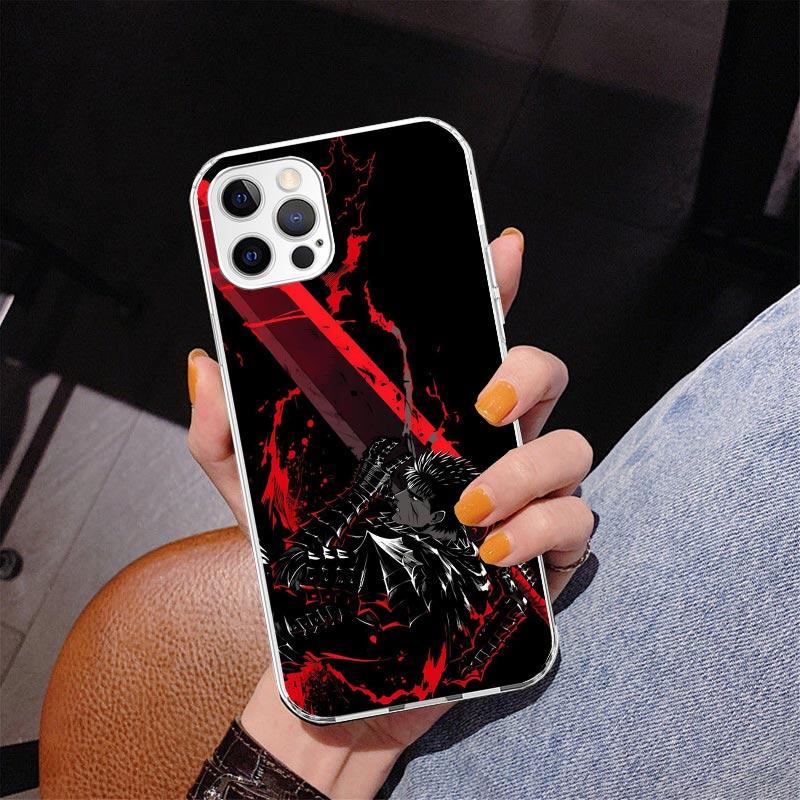 G-Guts B-Berserks Anime Phone Case For iPhone 17 Air 16 Pro Max 16E 15 + 14 Plus 11 12 13 Mini 7 8 SE Gift Print Cover Fundas