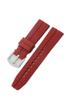 CASSIS CREMONA 22mm Dark Red Rubber Watch Fully with Replacement ULS00376083022 Strap, Waterproof, Tool,