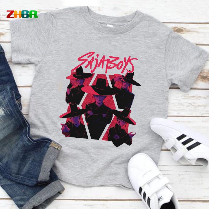 Boys Kpop Demon Hunters T-Shirt Kids T-shirt Boy Girl Outfits Kids Girls Boys T-shirts Outfit Children
