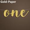 Prince Princess ONE Photo Prop 1st Birthday Party Decor Garlands Hanging Flag Bunting Banner
