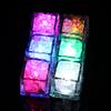 Reusable LED Light-Up Ice Cubes with Color-Changing Modes Waterproof Flashing for Drinks Parties Bars and Home Decor