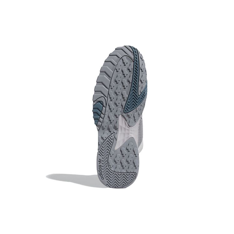 Adidas Originals Streetball Round Toe Lace-Up Synthetic Leather Mesh Non-Slip Low-Top Basketball Shoes Unisex Sneakers Gray FV4830