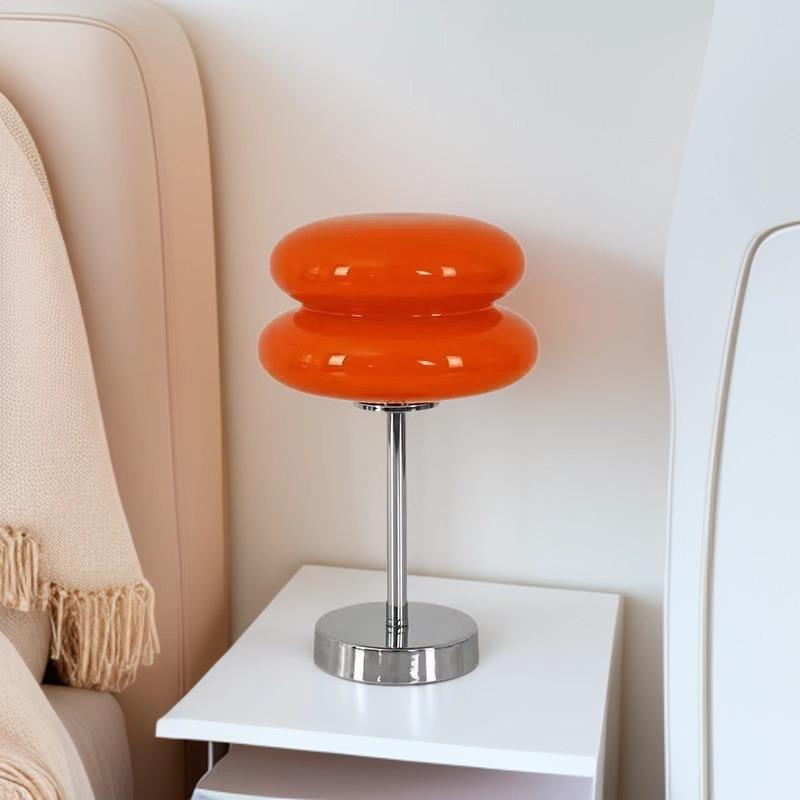 Bauhaus Minimalist Glass Table Lamp for Bedroom & Dining - Unique Gift