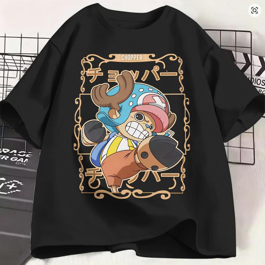 Ones Pieces Anime T Shirt Summer Fashion T Shirts Unisex 100 Cotton Comfortable Plus Size Top Tees Shortsleeve Vintage Tshirt