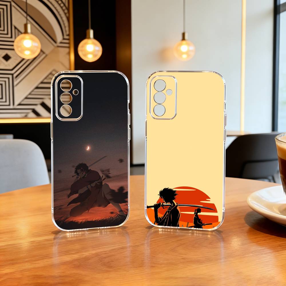 S-Samurai Champloo Anime Phone Case For SamsungA10,12,20,21S,30,31,40,50,51,52,70,71 Transparent Cover