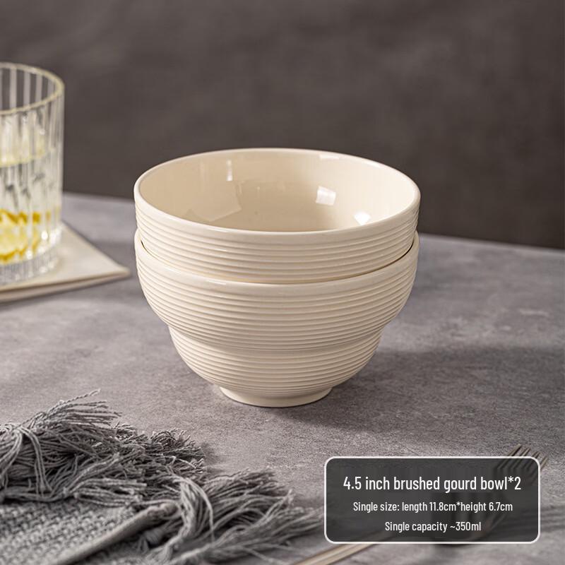 French Style Underglaze Ceramic Bowls