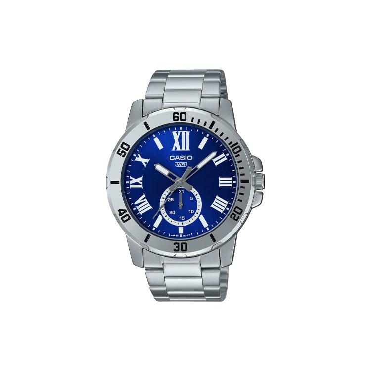 CASIO Men Standard Series 49mm Blue Watch MTP-VD200D-2B MTP-VD200D-2B Blue Dial