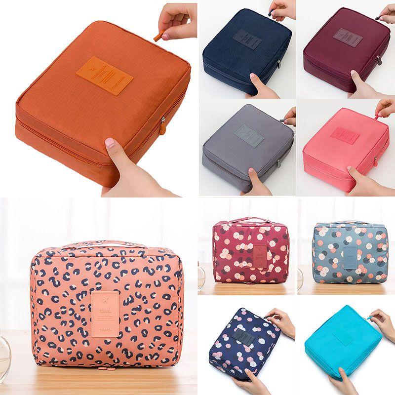 Storage Makeup Bag Toiletry Case Hanging Wash Pouch Cosmetic Travel Organizer