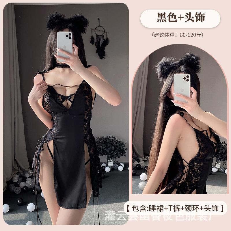 

Забавное нижнее белье, маленькая грудь, сексуальное настроение, соблазн, подтяжки, бесплатная пижама, горячая пижама чистого желания average size