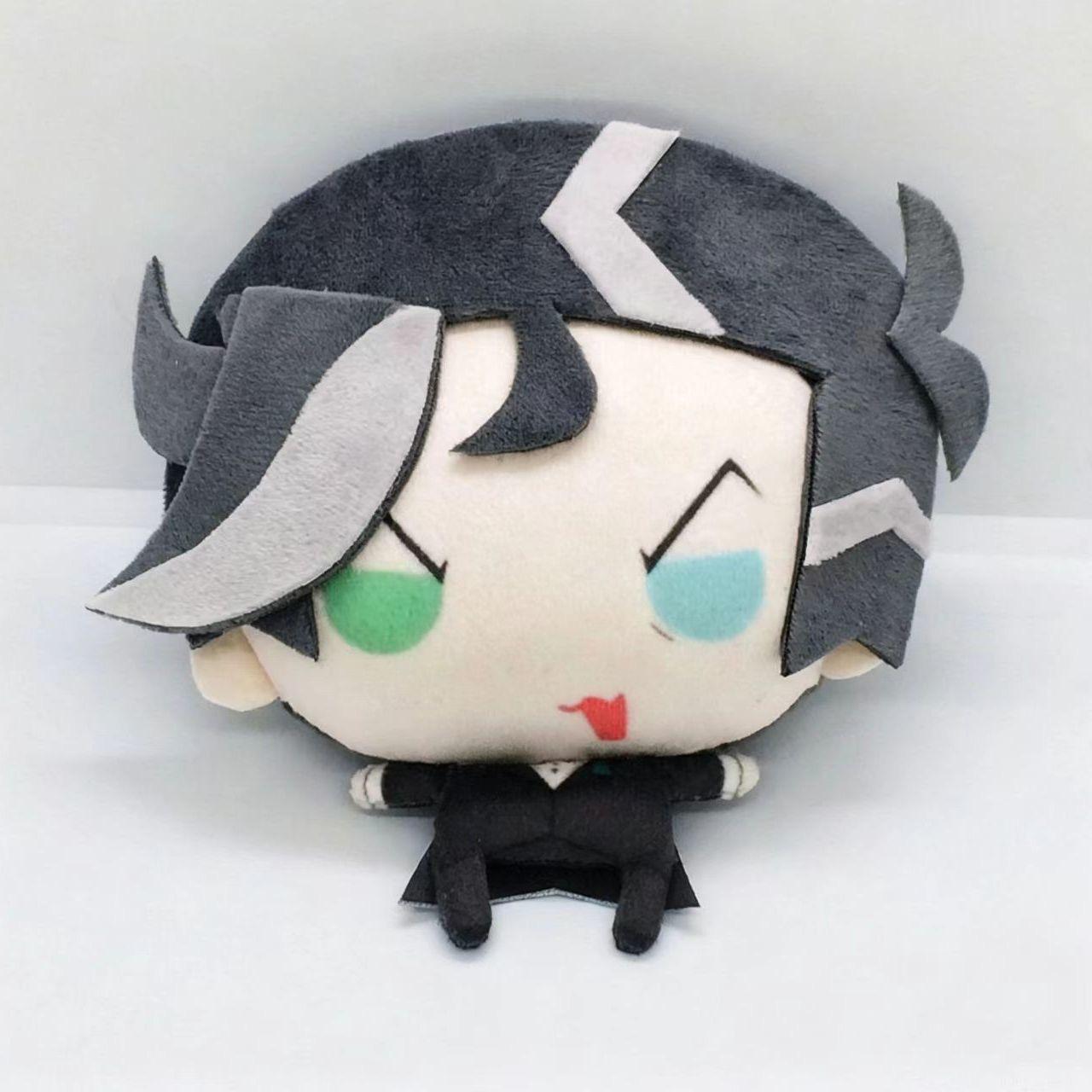 Neueste 10cm Plüsch Hazbin Alastor Vox Plüschtier Plüschtiere Hotel Vincent Plüschpuppen Dekoration Anhänger Schlüsselanhänger Geburtstag Weihnachten Geschenk