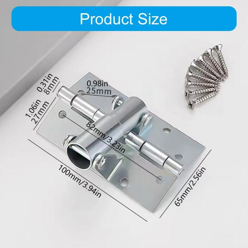 2pcs Spring Hinges for Securely and Convenient Door Closures with 90 Degree Positioning Feature Elegant Color Designs