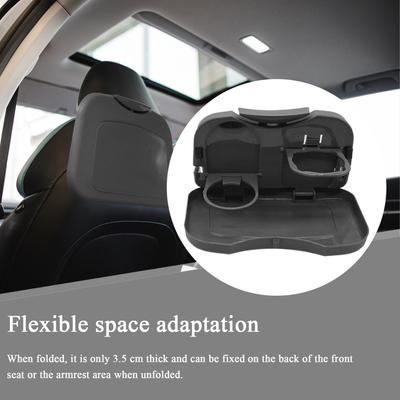 Car Seat Tray Table Folding Car Tray Table With Cup Holder Automotive Backseat Desk For Laptop Working Dining Eating Adult