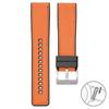 20mm 22mm 24mm Canvas Silicone Strap for Seiko Diving Waterproof Rubber Nylon Quick Release Watch Band for Swatch X Blancpain